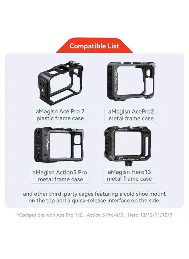 Photography Handle Grip For Insta360 X5 X4 Ace Pro 2 GoPro Hero 13 12 DJI Osmo Action 5 Pro 4 3 Accessories Color List - Image 4